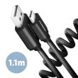 CABLE USB-C TO USB2.0 1.1M/TWISTER BLK BUCM-AM20TB AXAGON