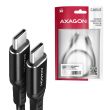 CABLE USB-C TO USB-C 2M 60W/HQ BLACK BUCM-CM20AB AXAGON