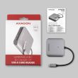 CARD READER USB-C 3-SLOT/SD/MICROSD/CF CRE-S3C AXAGON