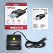 CARD READER FLAT SMARTCARD 4SL/USB2.0 1.3M CRE-SM3SD AXAGON