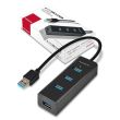 I/O HUB USB3.0 4PORT CHARGING/0.3M HUE-S2B AXAGON