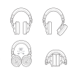 Audio Technica Headphones ATH-M50XWH Wired