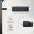 I/O HUB USB-C TRAVEL/0.19M HUE-C2C AXAGON