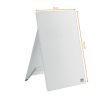 Glass Desktop Whiteboard Easel Nobo Brilliant White 22x30cm