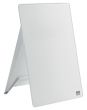 Glass Desktop Whiteboard Easel Nobo Brilliant White 22x30cm
