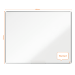 Magnetic white board Nobo Whiteboard Premium Plus enamel 150x120cm