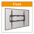 Barkan Flat/ Curved TV Wall Mount E302+ Wall Mount