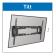 Barkan Flat/ Curved TV Wall Mount E410+ Wall mount