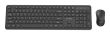KEYBOARD +MOUSE WRL ENG/BK KBS-WPS-01 GEMBIRD