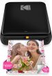 Kodak STEP Instant Mobile Photo printer Colour ZINK 2x3'' 1 ppm, Bluetooth, Black