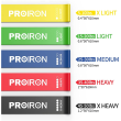PROIRON Exercise Resistance Bands Set Lifting Straps