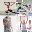 PROIRON Anti-Slip Resistance Band Exercise Band