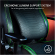 Razer Gaming Chair with Lumbar Support Iskur Black/Green