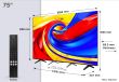 TCL 75 " 4K Ultra HD 3840 x 2160 pixels