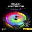 Corsair QL Series 140mm PWM Dual Fan Kit with Lighting Node CORE QL140 RGB
