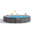 Intex Greywood Prism Frame Premium Pool Set with Filter Pump