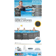 Intex Greywood Prism Frame Premium Pool Set with Filter Pump