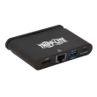 Tripp Lite USB-C Dock U444-T6N-H4GUBC Single Display/1xHDMI/up to 1x4K/1xUSB 3.2/RJ45/support PD 100W/Black/Power Supply not included