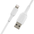 Belkin BOOST CHARGE Lightning to USB-A Cable White