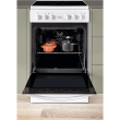 INDESIT Cooker IS5V8GMW/E	 Hob type Vitroceramic