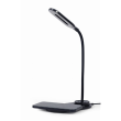 Gembird Desk lamp with wireless charger (black + white) TA-WPC10-LED-01-MX 10 W 2893-7072 K LED lamp