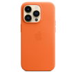 Apple 14 Pro Leather Case with MagSafe Orange