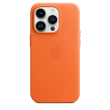 Apple 14 Pro Leather Case with MagSafe Orange