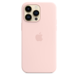 Apple 14 Pro Max Silicone Case with MagSafe  Chalk Pink