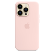 Apple 14 Pro Silicone Case with MagSafe Chalk Pink