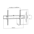 Gembird TV wall mount  WM-70T-02 37-70 "
