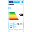 Simfer | Cooker | 4401SGRBB.1 | Hob type Gas | Oven type Gas | White | Width 50 cm | Depth 55 cm | 4