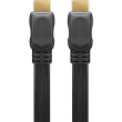 Goobay High Speed HDMI Flat Cable with Ethernet  61279 Black