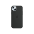 Apple iPhone 15 Plus Silicone Case with MagSafe - Black