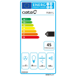 CATA Hood F-2060 BK /L Conventional Energy efficiency class C Width 60 cm 311 m³/h Mechanical LED B