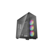 Deepcool Full Tower Gaming Case CH780 Side window Black ATX+ Power supply included No
