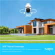 TP-LINK | Pan/Tilt Security WiFi Camera | TC40 | Dome | 2 MP | 3mm | IP65 | H.264 | Micro SD