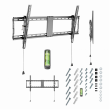 Gembird Wall mount WM-90T-01 Tilt 43-90 " Maximum weight (capacity) 70 kg Black