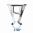 Gembird Wall mount WM-75ST-01 Tilt