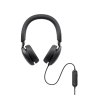 Dell Pro Wired On-Ear Headset | WH5024 | Built-in microphone | ANC | USB Type-A | Black
