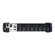 Aten 4-Port USB 3.0 4K HDMI KVMP Switch with Audio Mixer Mode | CS1824