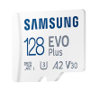 Samsung | MicroSD Card | EVO Plus | 128 GB | microSDXC Memory Card | Flash memory class U3