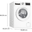 Bosch | Washing Machine | WGG244ZMSN | Front loading | Washing capacity 9 kg | 1400 RPM | Depth 59 c