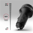 AXAGON PWC-PQ48 Car charger 48W, USB-A + USB-C, PD3.0/PPS/QC4+/SFC, Black