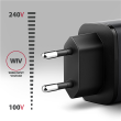 AXAGON ACU-PQ67D GaN Wall charger 67W, USB-A + USB-C, PD3.0/PPS/QC4+/SF, Black