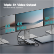Digitus USB-C Docking Station, 11-port DA-70917 HDMI ports quantity 2
