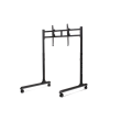 Next Level Racing Floor stand Round Tube Freestanding Single Monitor Stand Up to 65 "