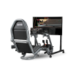 Next Level Racing Floor stand Round Tube Freestanding Single Monitor Stand Up to 65 "