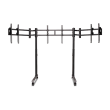 Next Level Racing Floor stand Round Tube Freestanding Single Monitor Stand Up to 3x43 "