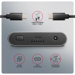 AXAGON USB-C 20Gbps Dual M.2 NVMe SSD CLONE MASTER Enclosure EEM2-20GD