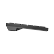 Natec Keyboard, Slim, US, Wiress, Black